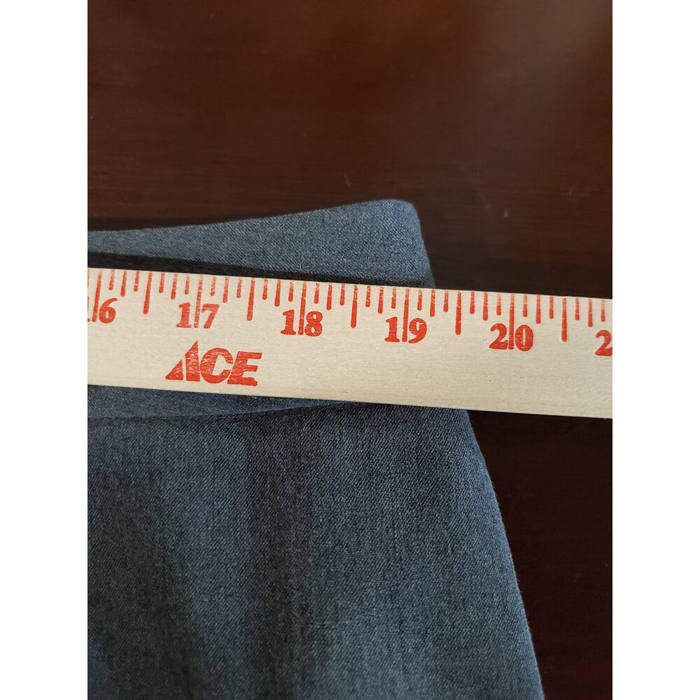 Lane Bryant Pleated Wide Leg Dress Pants Size 18 Tall Gray Career Office Work - Picture 7 of 10